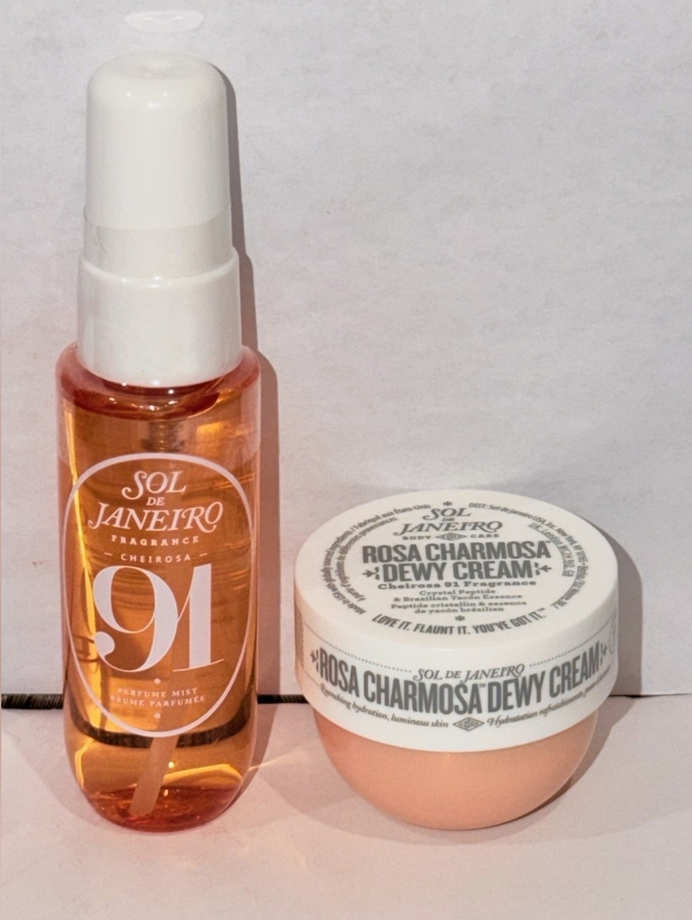 🆕 Sol de Janeiro Cheirosa 91 Rosa Charmosa Mist 30ml + Dewy Body Cream 25ml